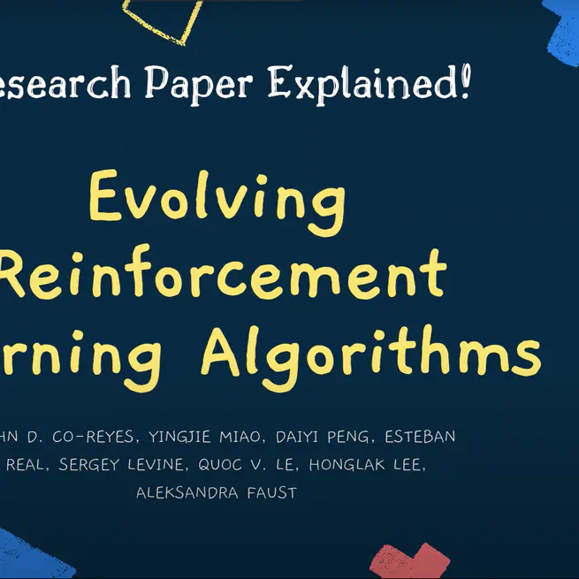 Evolving RL Algorithms