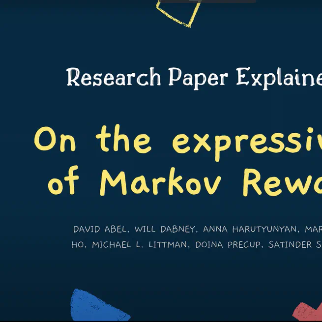 On the Expressivity of Markov Rewards